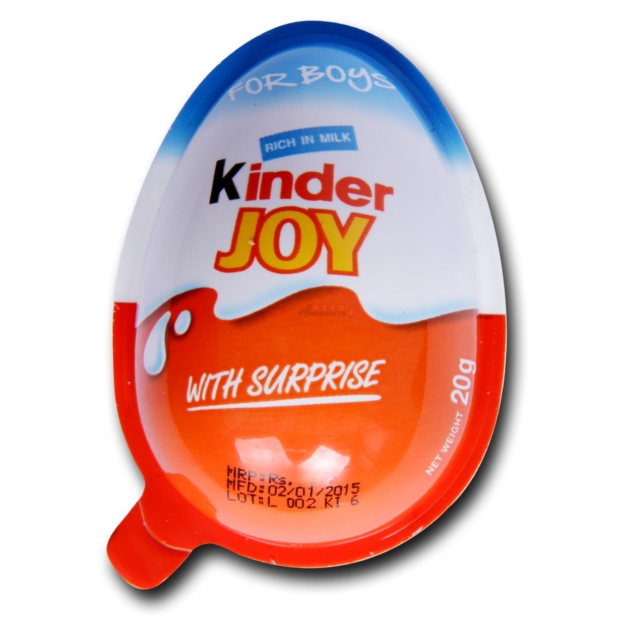 Lốc 24 quả Trứng Chocolate Kinder Joy For Boys 20gr (Kèm đồ chơi bé trai)