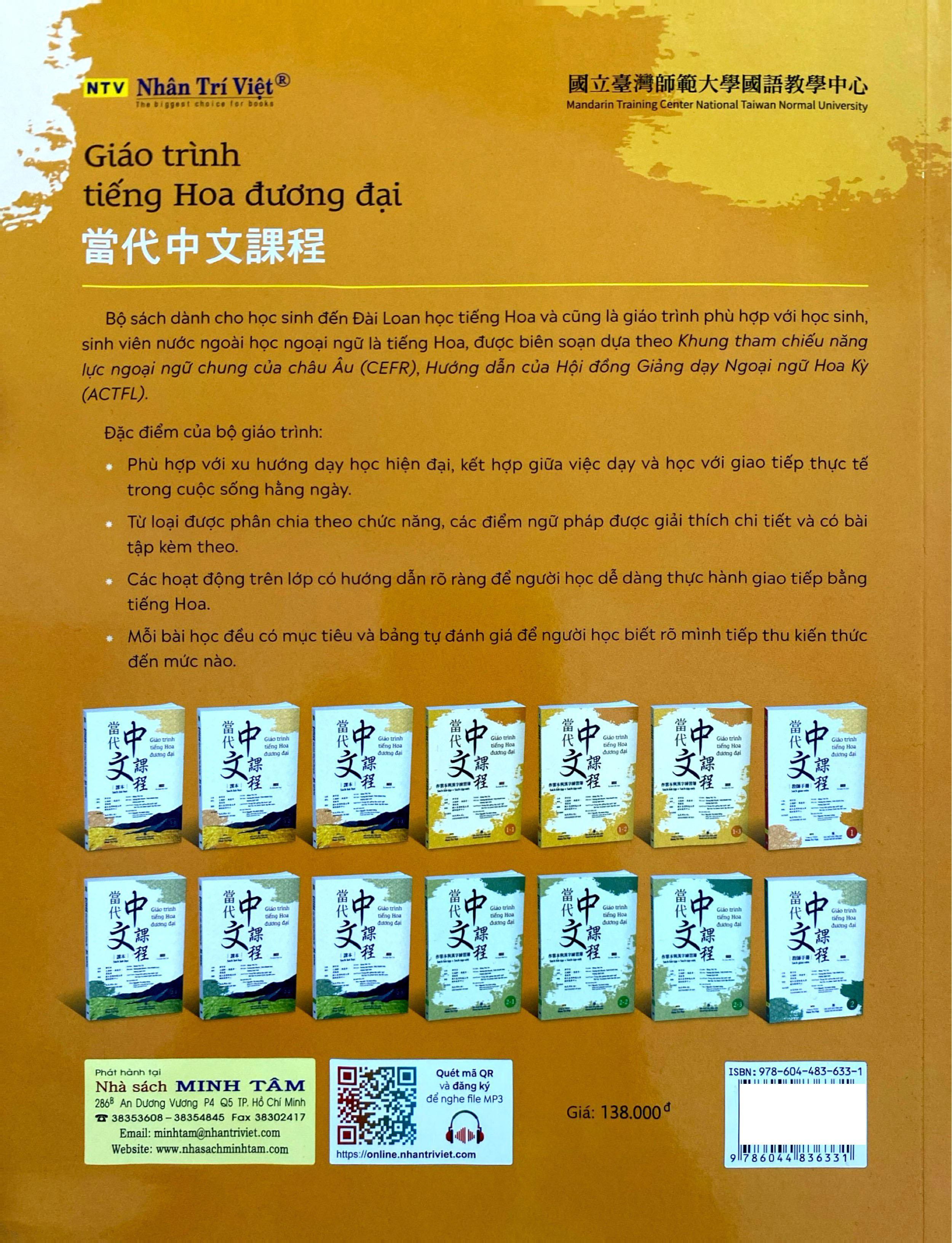 Sách - Sách Giáo Trình Tiếng Hoa Đương Đại - Sách Bài Học, Sách Bài Tập + Sách Tập Viết, Sách Giáo Viên