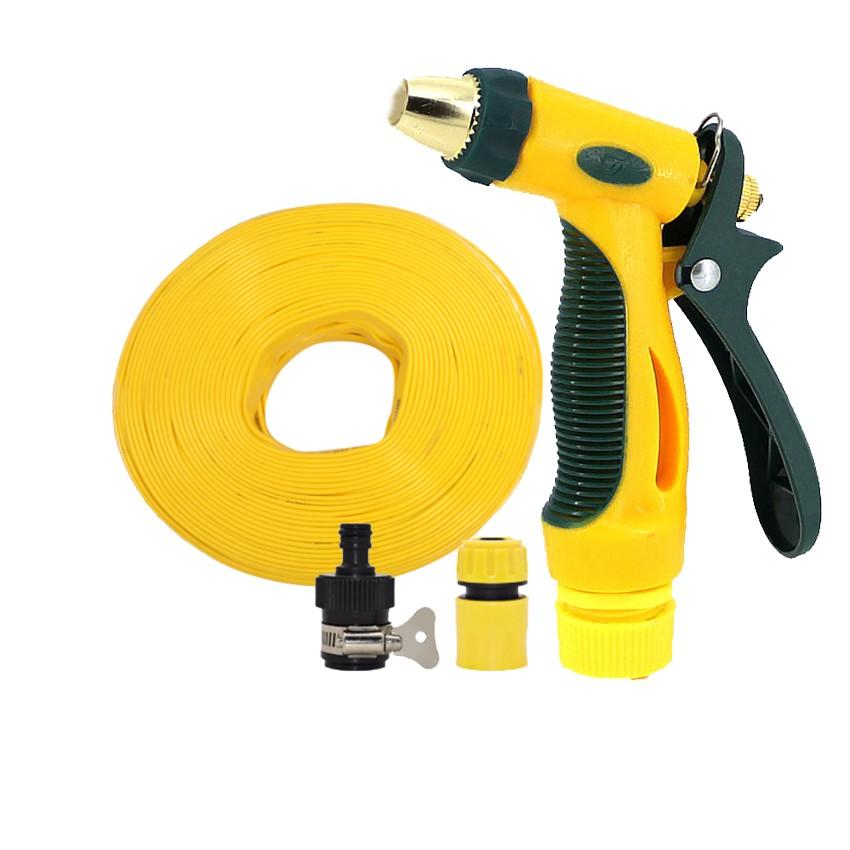 Bộ dây vòi xịt nước rửa xe,tưới cây tăng áp 3 lần 7-10m 206317