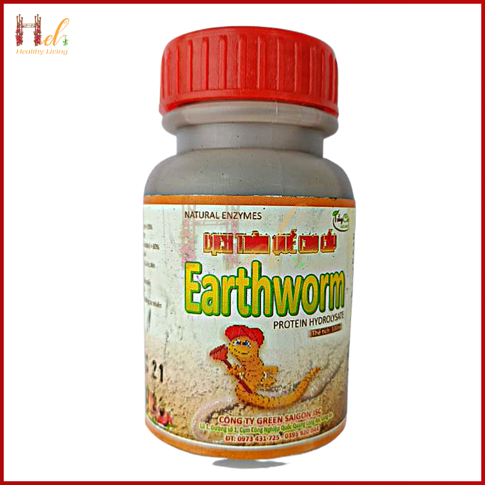 Phân Bón Hữu Cơ Dịch Trùn Quế earthworm 100ml