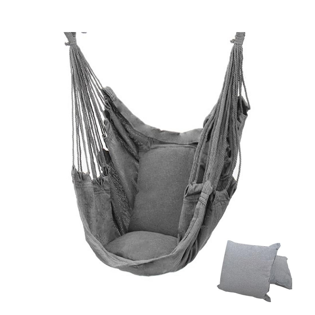 Võng Xoay Làm Dày Ghế Treo Ghế Xoay Di Động Thư Giãn Vải Đầm Du Lịch Cắm Trại Ghế Lười Không Có Gối
