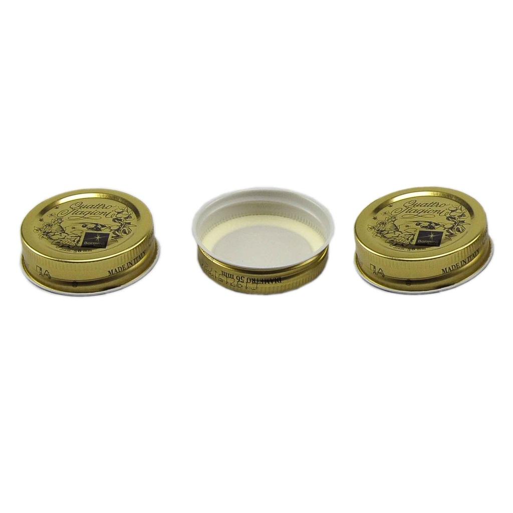 Combo 3 nắp hũ thủy tinh 56mm bằng thiếc dùng cho chai 200ml-400ml-1 lít- Hàng chính hãng