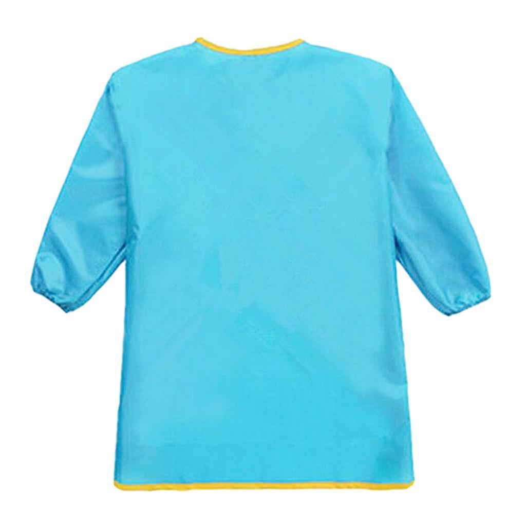 Kid Apron Waterproof Smock Long Sleeve Children Apron Cooking Painting Bib