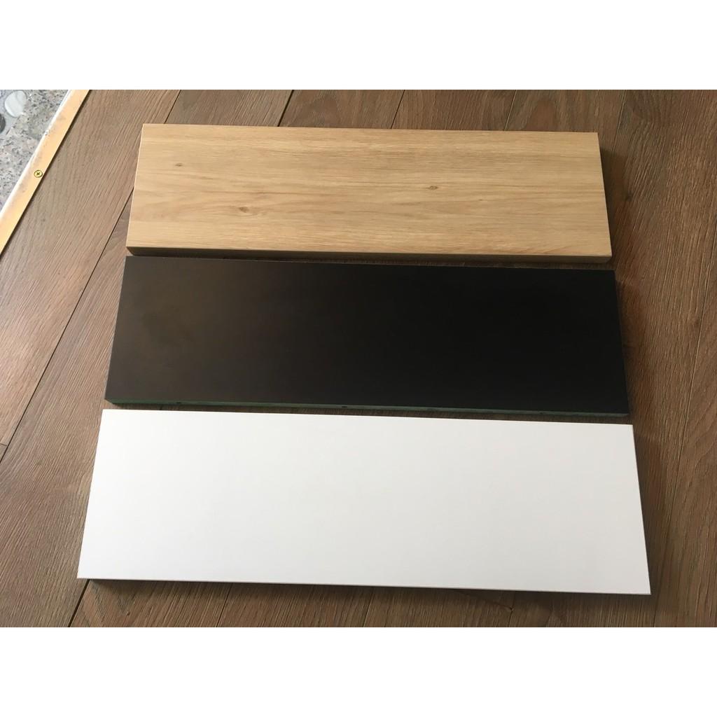 Bộ 3 kệ gỗ treo tường kích thước 400x150mm, tặng kèm phụ kiện lắp ráp