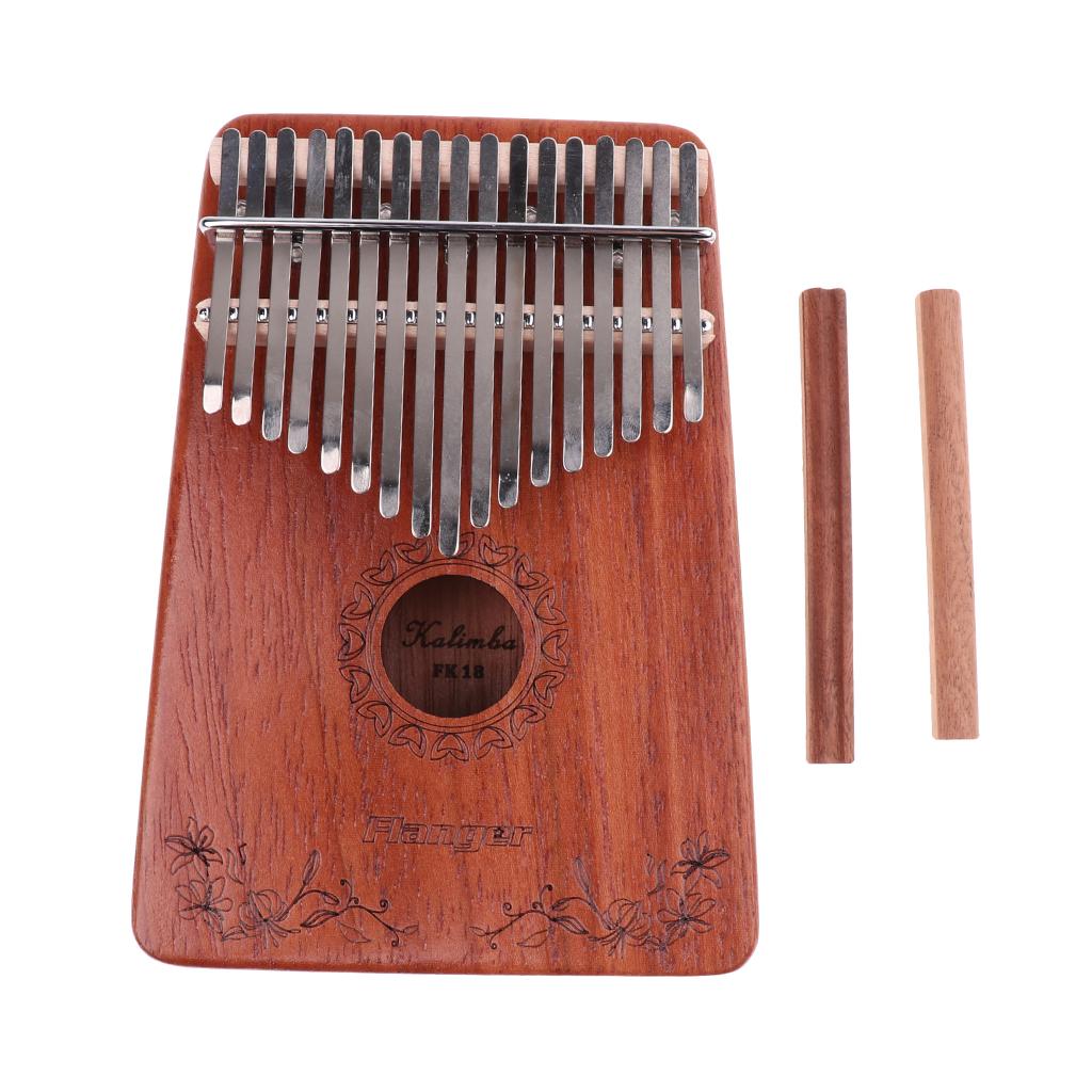 Sunnimix 2 Miếng 17 Phím Kalimba Ngón Tay Cái Đàn Piano Cây Cầu Gỗ Cho Diy Kalimbas Mbiras