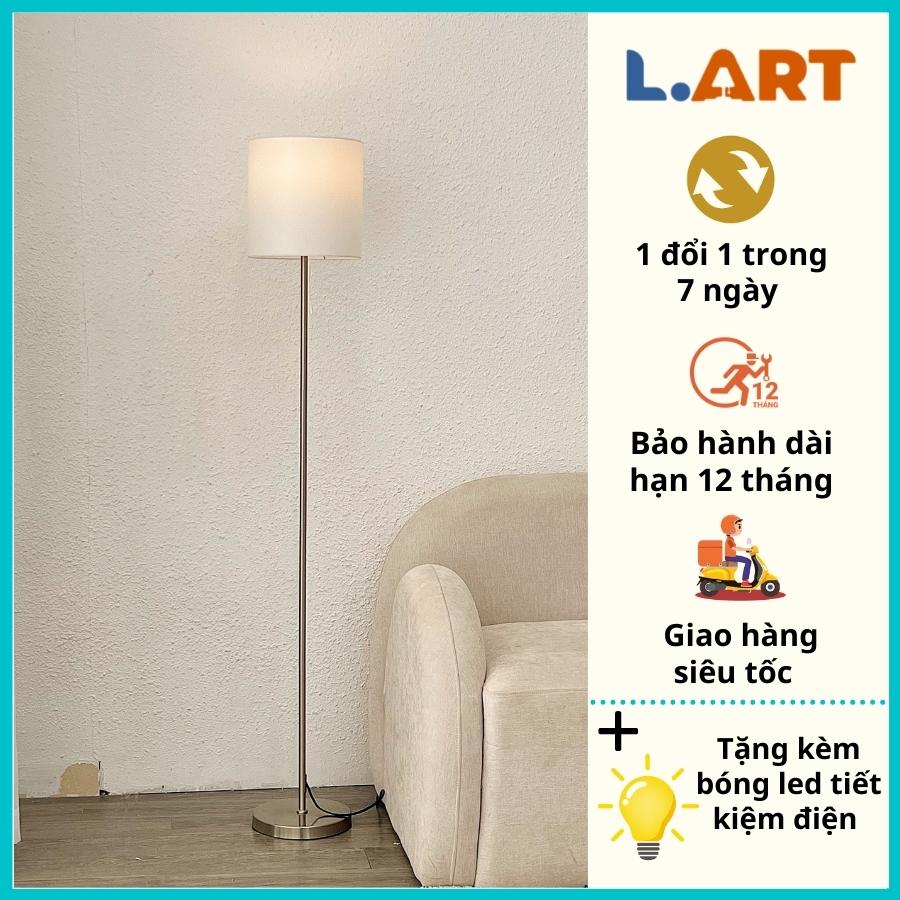 Đèn cây đứng màu bạc dễ lắp đặt, kiểu dáng Vintage - DCLA005