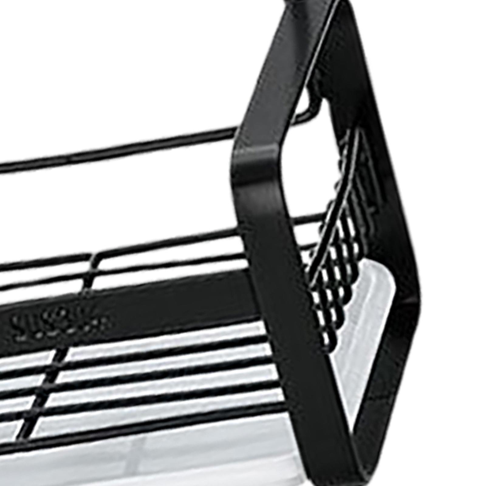 Sink Caddy Sponge Holder Dishcloth Holder with Drain Tray for Soap Bathroom