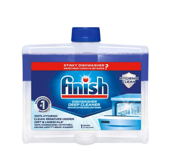 Dung dịch tẩy rửa máy rửa chén Finish Dishwasher Cleaner 250ml QT017386