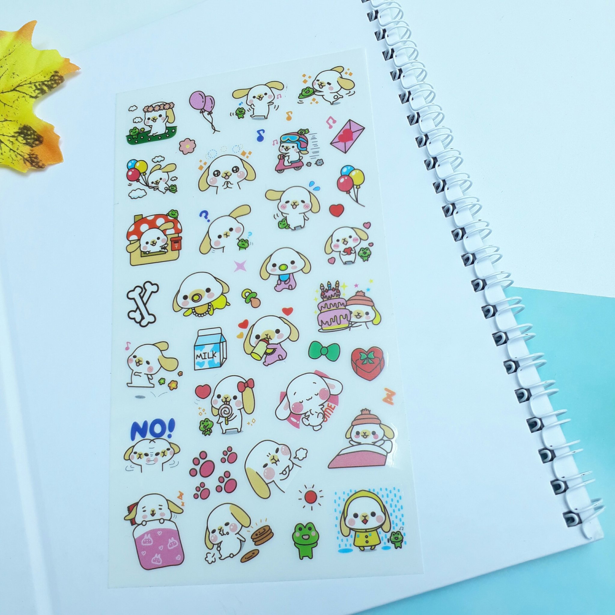 Bộ 6 Miếng Sticker Cún Con Happy