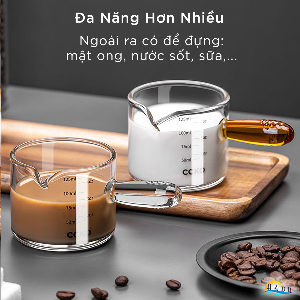 Cốc Pha Cà Phê Thủy Tinh Mini 150ml Cao Cấp Đạt Chất Lượng Đức CCKO