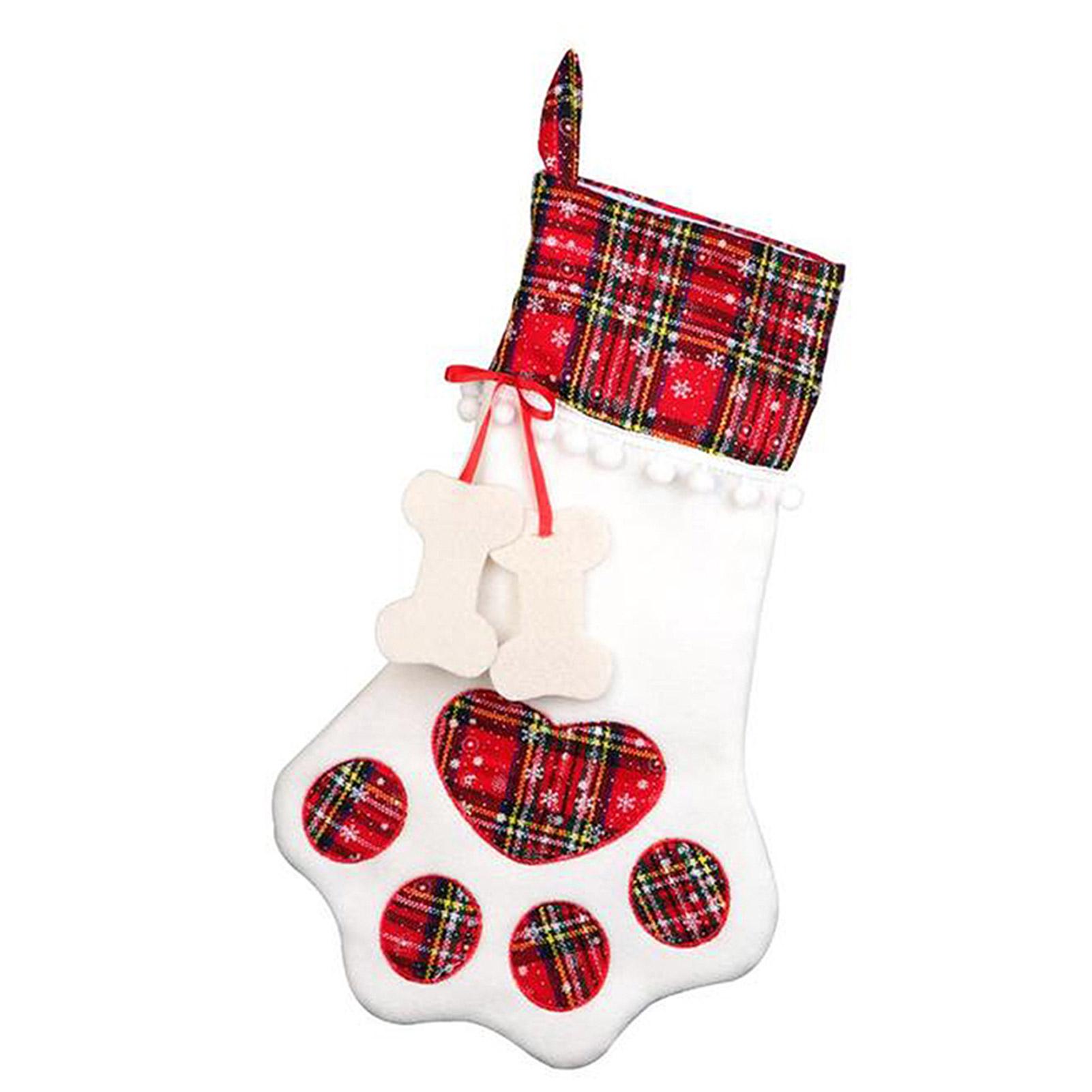 Vớ Trang trí Cây thông Noel hình bàn chân mèo