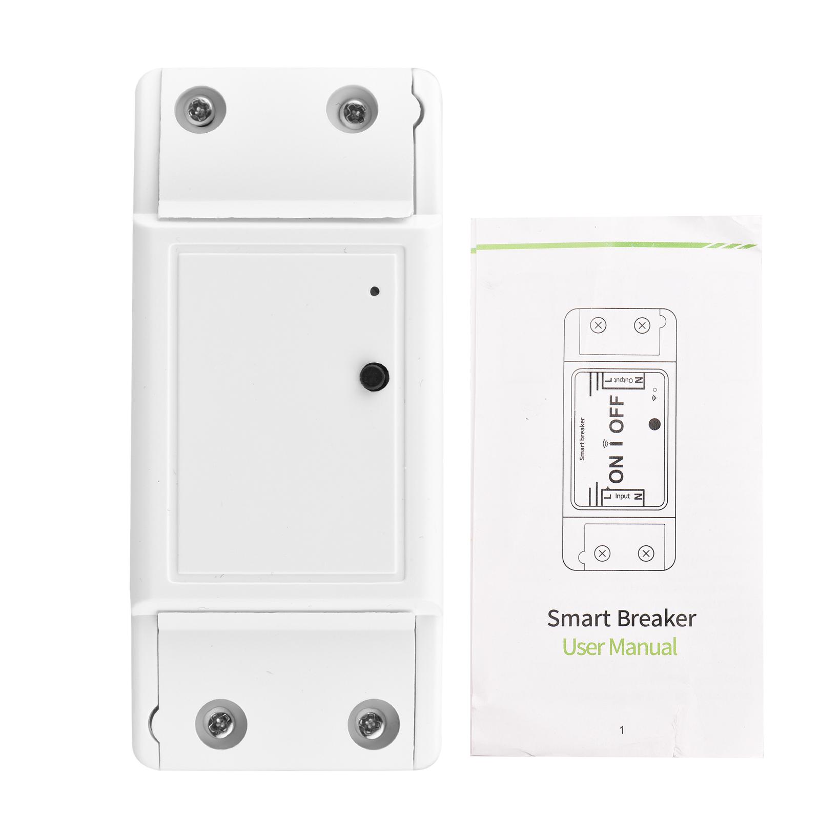 WiFi Smart Switch for Amazon Alexa Google Home Timer 10A/2200W Wireless Remote Switch for Android/iOS Auto Home