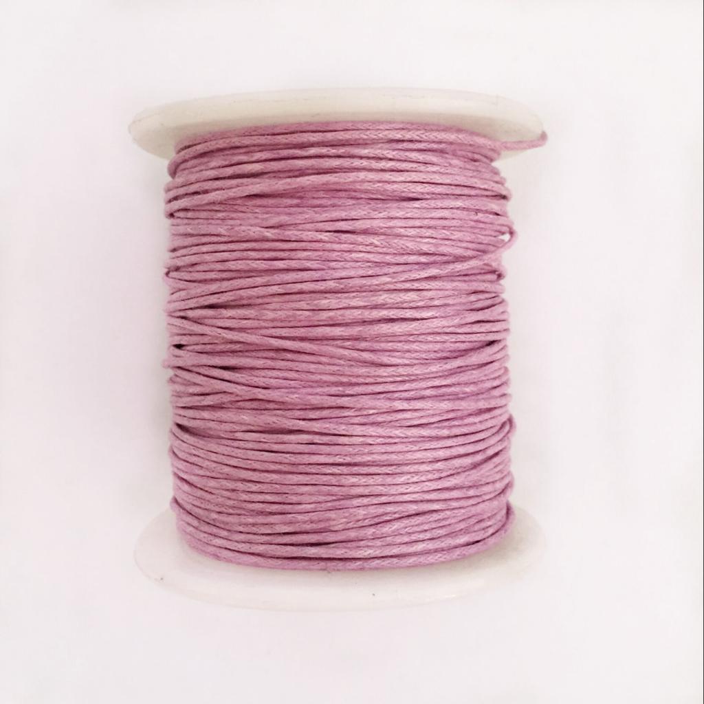 4 Rolls 1mm Waxed Cotton Cord Thread DIY Jewelry Making Beads Supplies