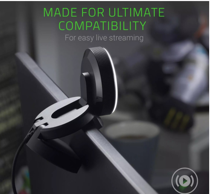 Webcam Razer Kiyo Pro USB-Hàng chính hãng