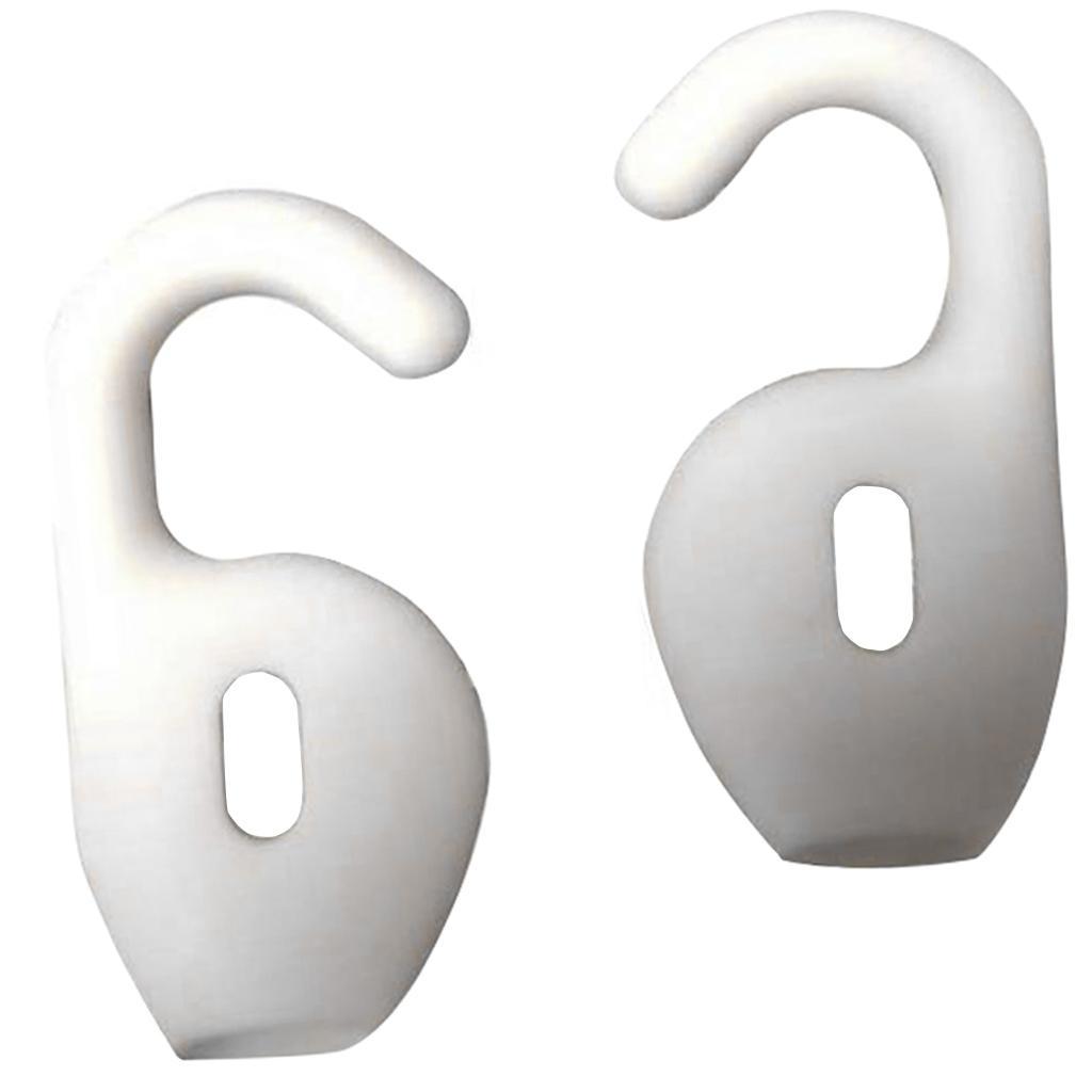 1 Pair Silicone Ear Tips Headphone Cover for  Boost White