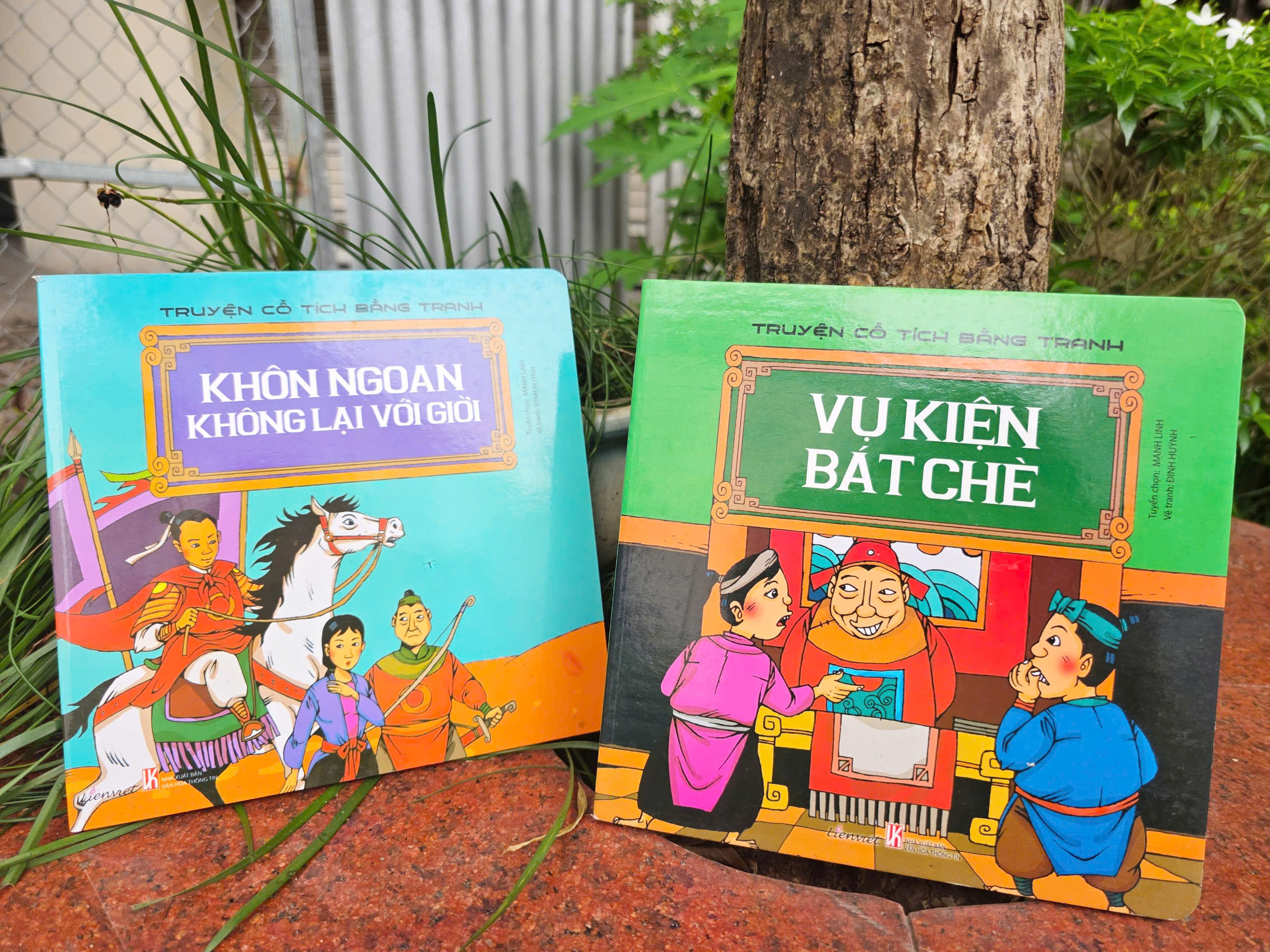 Sách - Combo cổ tích Việt Nam: Vụ kiện bát chè &amp; Khôn ngoan không lại với giời (Bìa cứng toàn bộ)