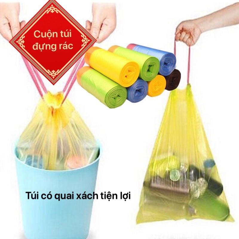 Cuộn túi đựng rác  có quai xách tiện lợi kích thước 45x50cm