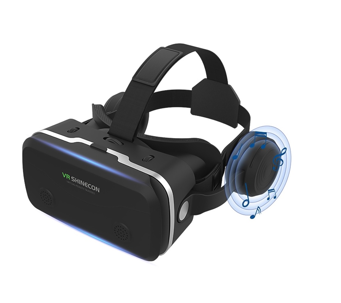 Kính Thực Tế Ảo Vr Shinecon SC - G15E Kèm Headphone Phiên bản Hot 2022 Dành Cho Điện Thoại 4.5-7 Inch - Hàng Chính Hãng