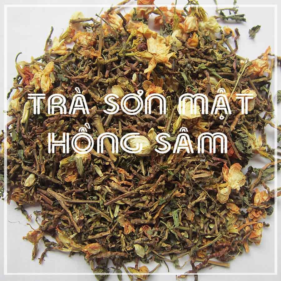 1kg Trà Sơn Mật Hồng Sâm khô sạch