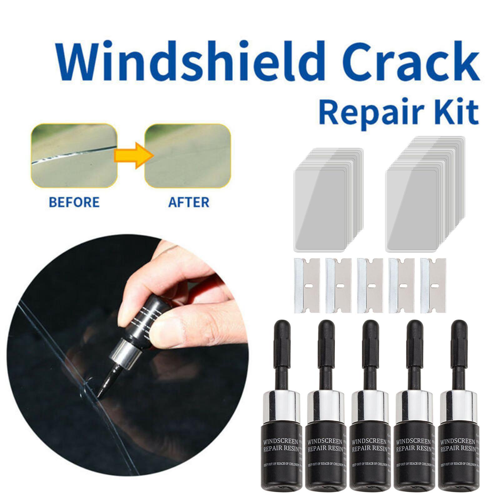 3x5 Pieces Glass repair Fluid Windshield Crack Repair Set Windscreen Tool