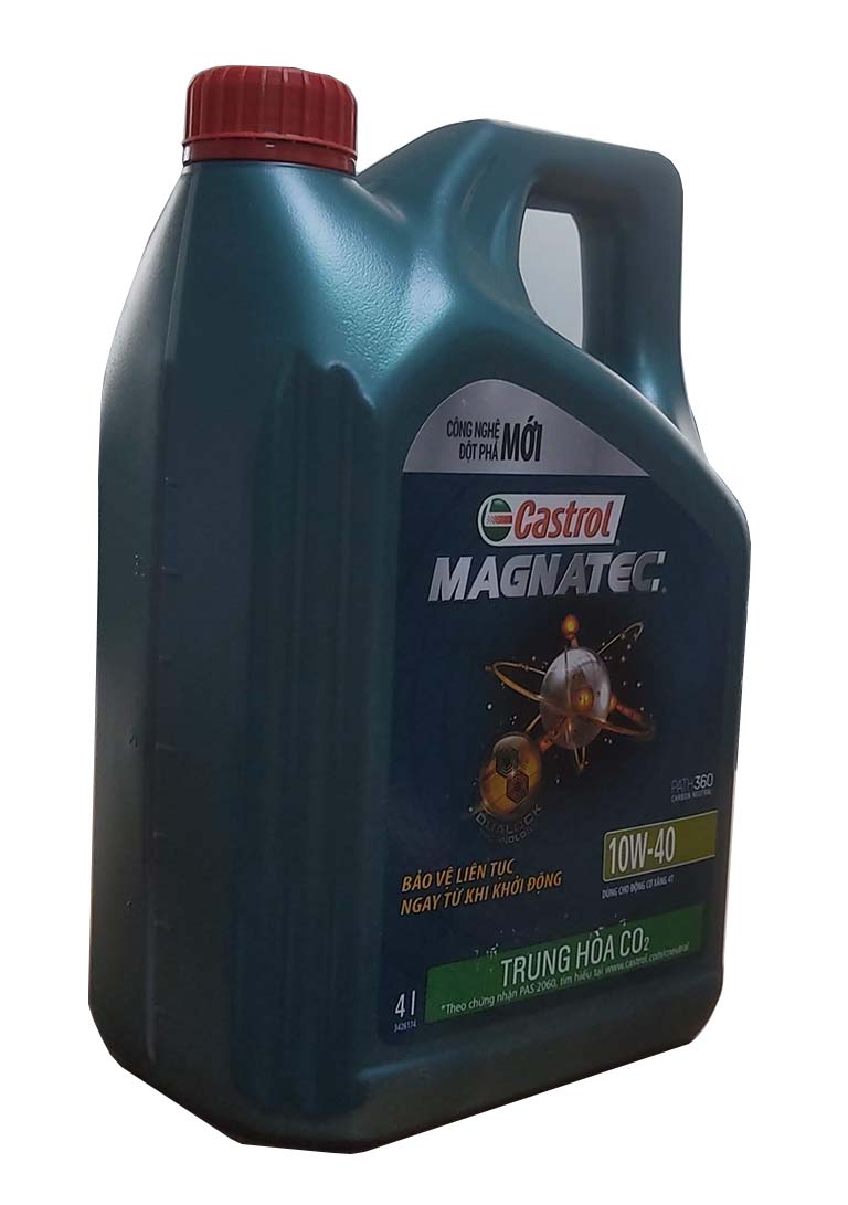 Dầu nhớt cho động cơ ô tô Castrol Magnatec 10W-40 (Can 4 lít)