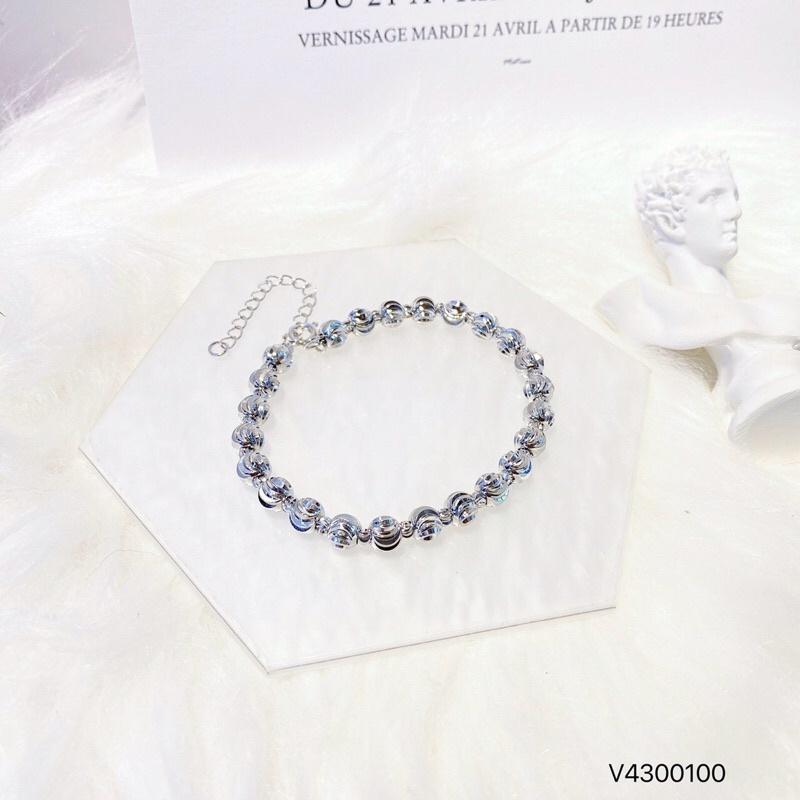 Lắc tay bi xi bạch kim siêu sáng LBB26