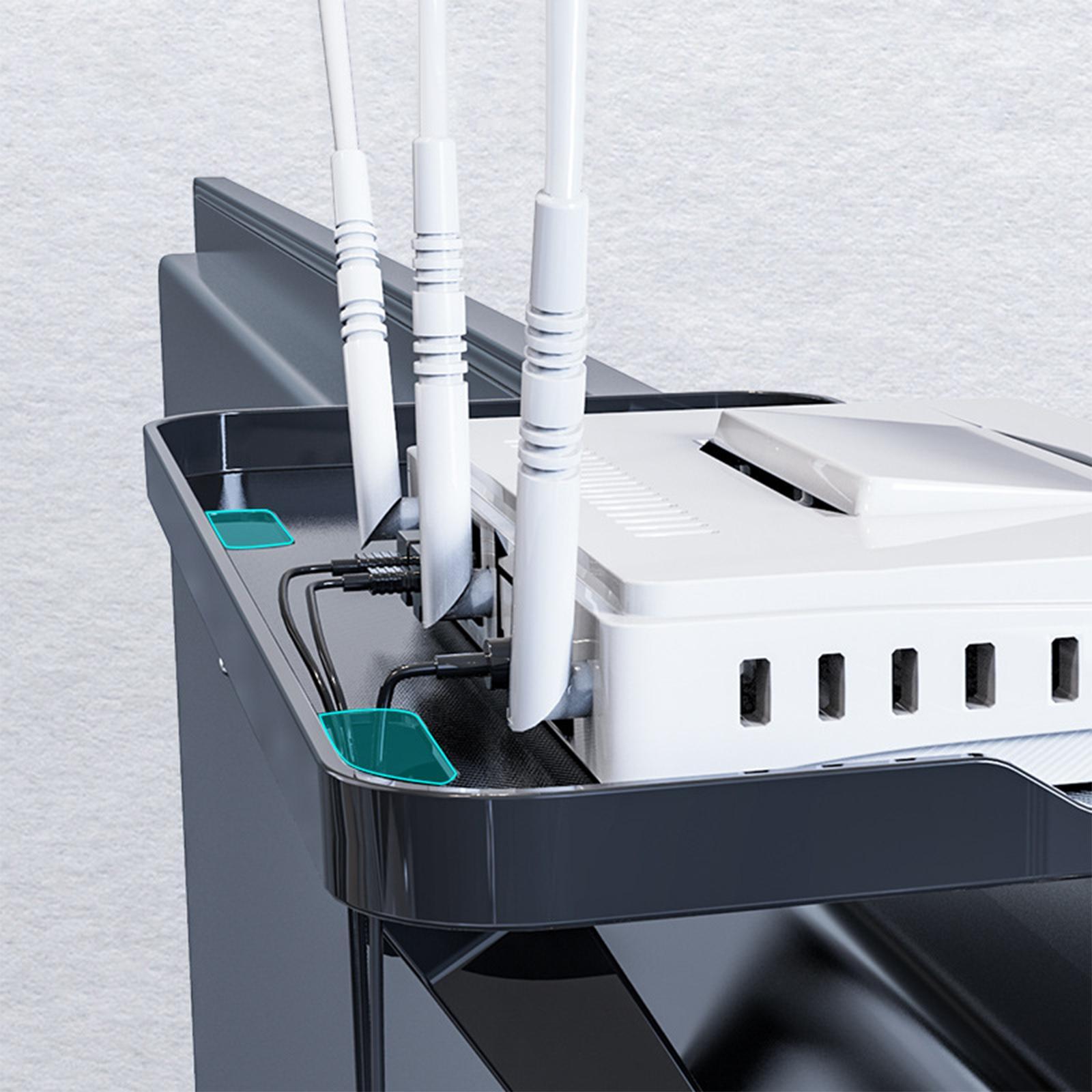 Wireless Storage Box Shelf Support Rack Organizer for Home Office