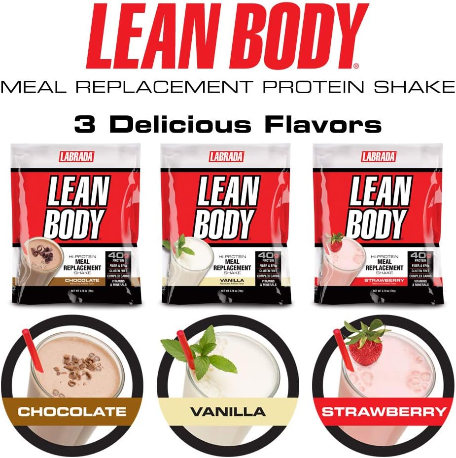 Labrada Leanbody MRP (80 Gói) Bữa ăn thay thế Healthy Cung Cấp Năng Lượng Đảm Bảo Dinh Dưỡng Lean Body Meal Replacement