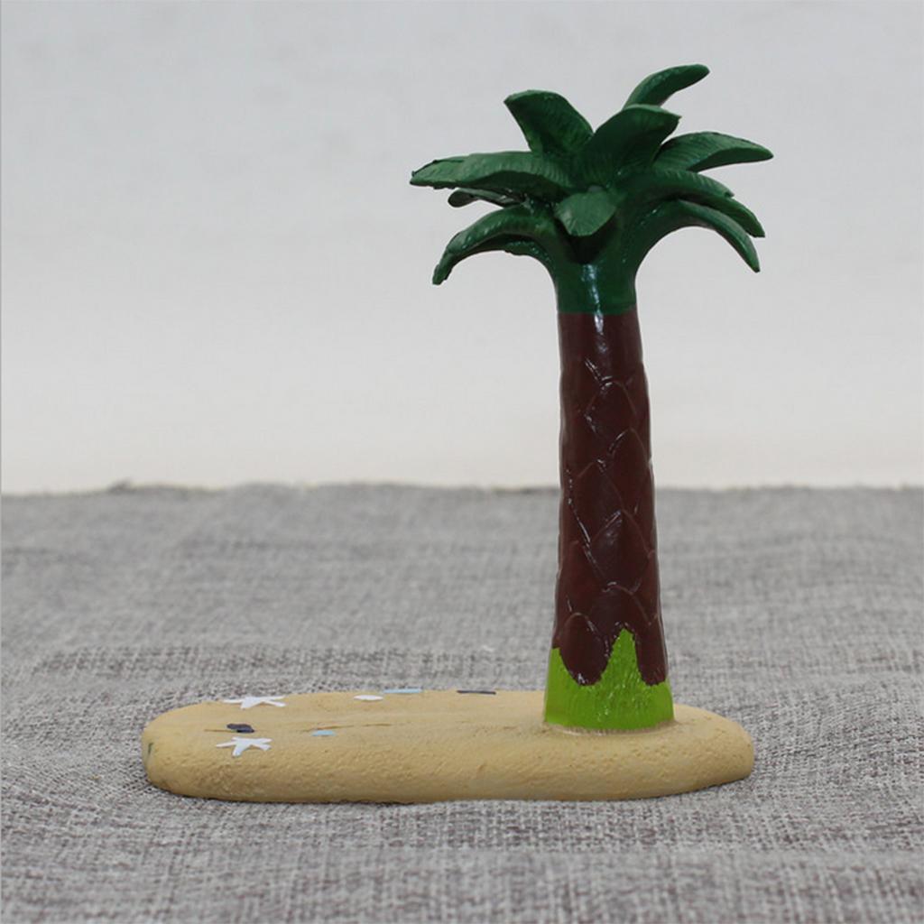 1/12 Dollhouse Miniature Accessories Resin Creative Ornaments Tree Beach Model Home Display Decor Kids Gift
