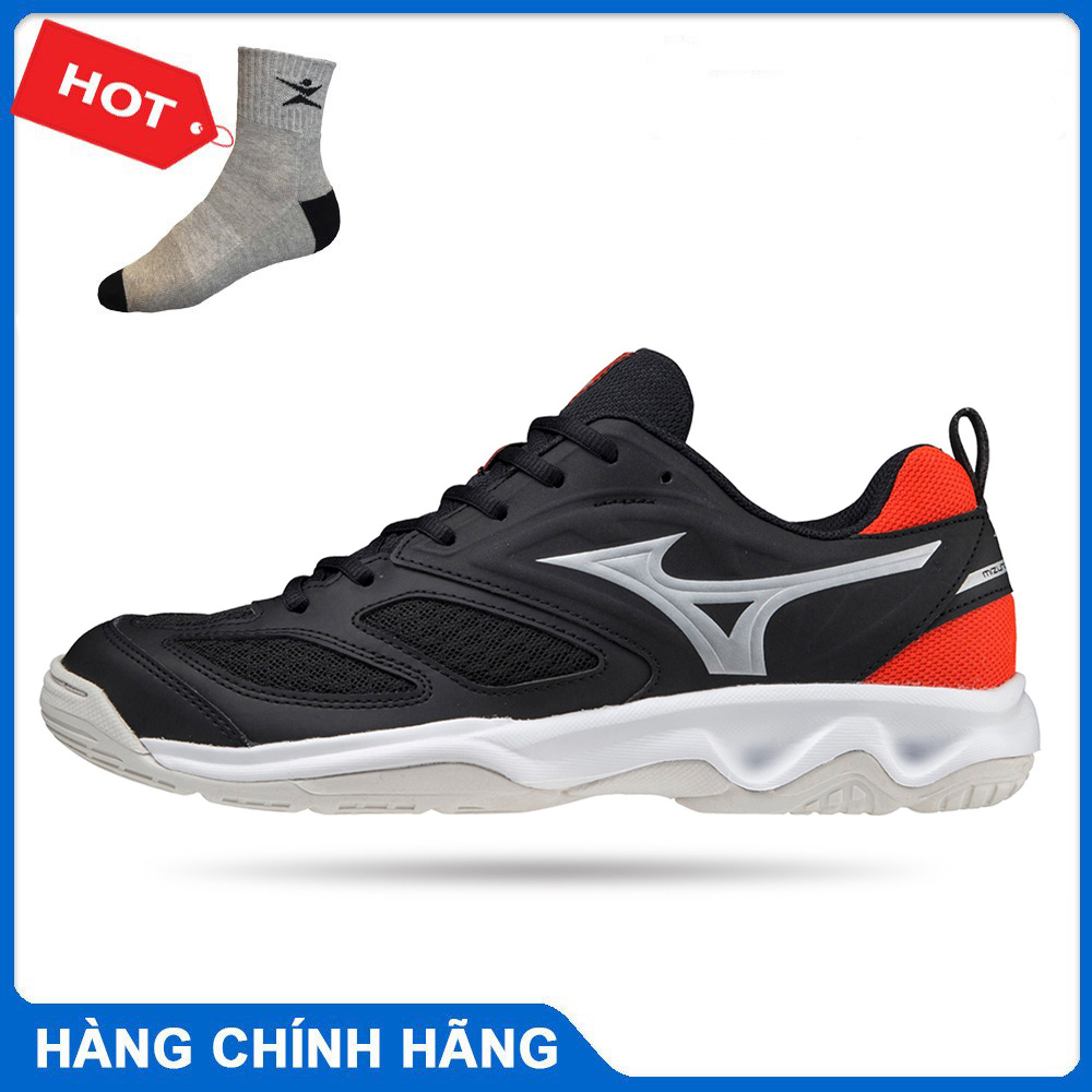 Giày cầu lông nam nữ mizuno Dynablitz chính hãng chuyên nghiệp có 3 màu-tặng tất thể thao bendu