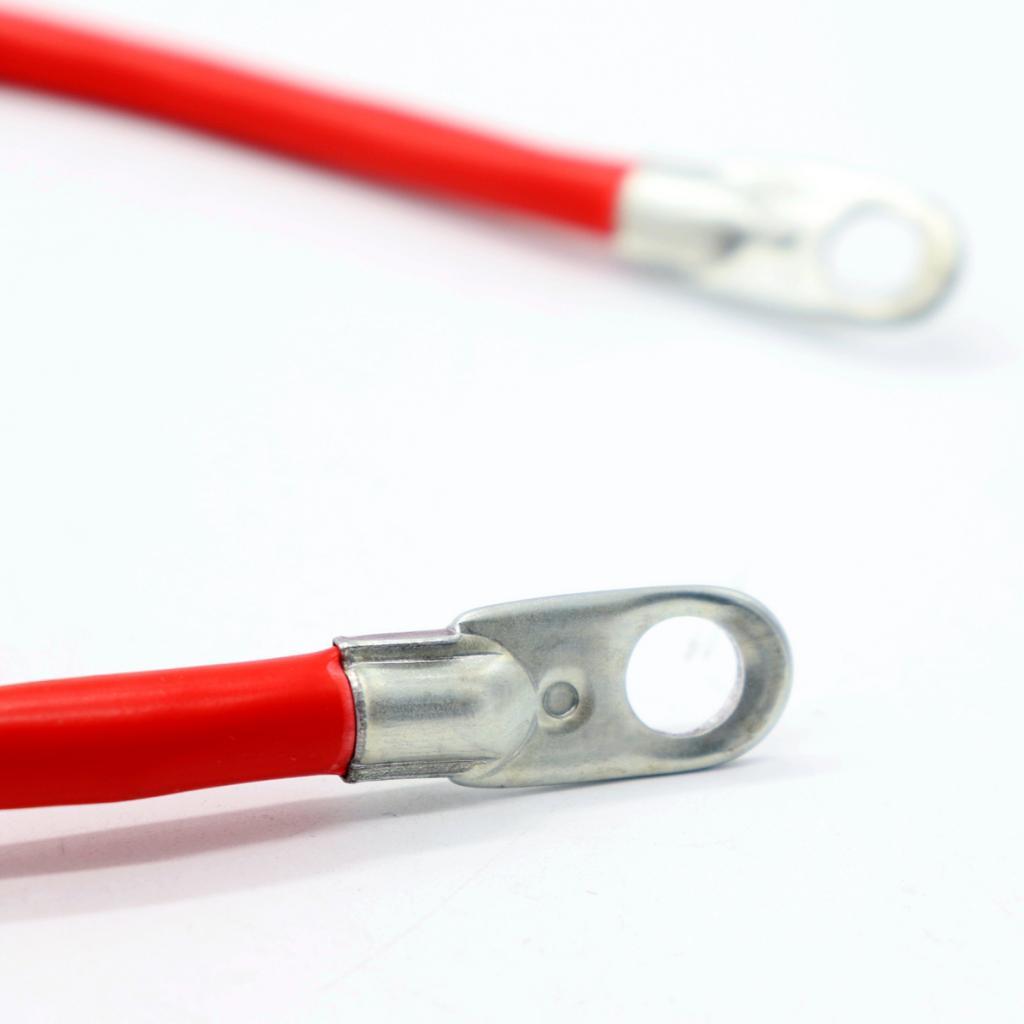 2Pack 5 AWG Battery Grouding Cable Negative Connectors Terminal for Motorcycle,