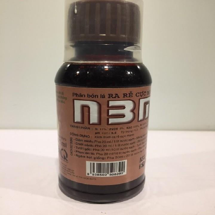 Phân bón lá NPK ra rễ cực mạnh N3M pro dạng nước - chai 100 ml