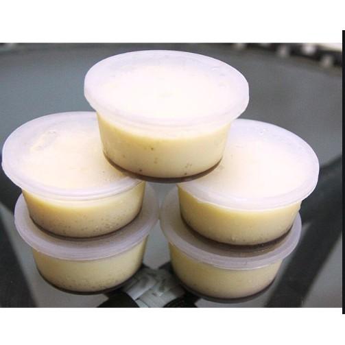 Cốc nhựa đựng caramen, flan, sữa chua, rau câu hình tròn