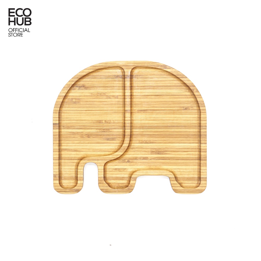 Khay gỗ Decor / khay gỗ ăn dặm ECOHUB, Gỗ tre tự nhiên an toàn