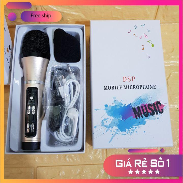 Micro C25 Hát Karaoke Livestream Chế độ Autotune, Giả giọng Người Già, Trẻ Nhỏ, Âm Thanh Sống Động