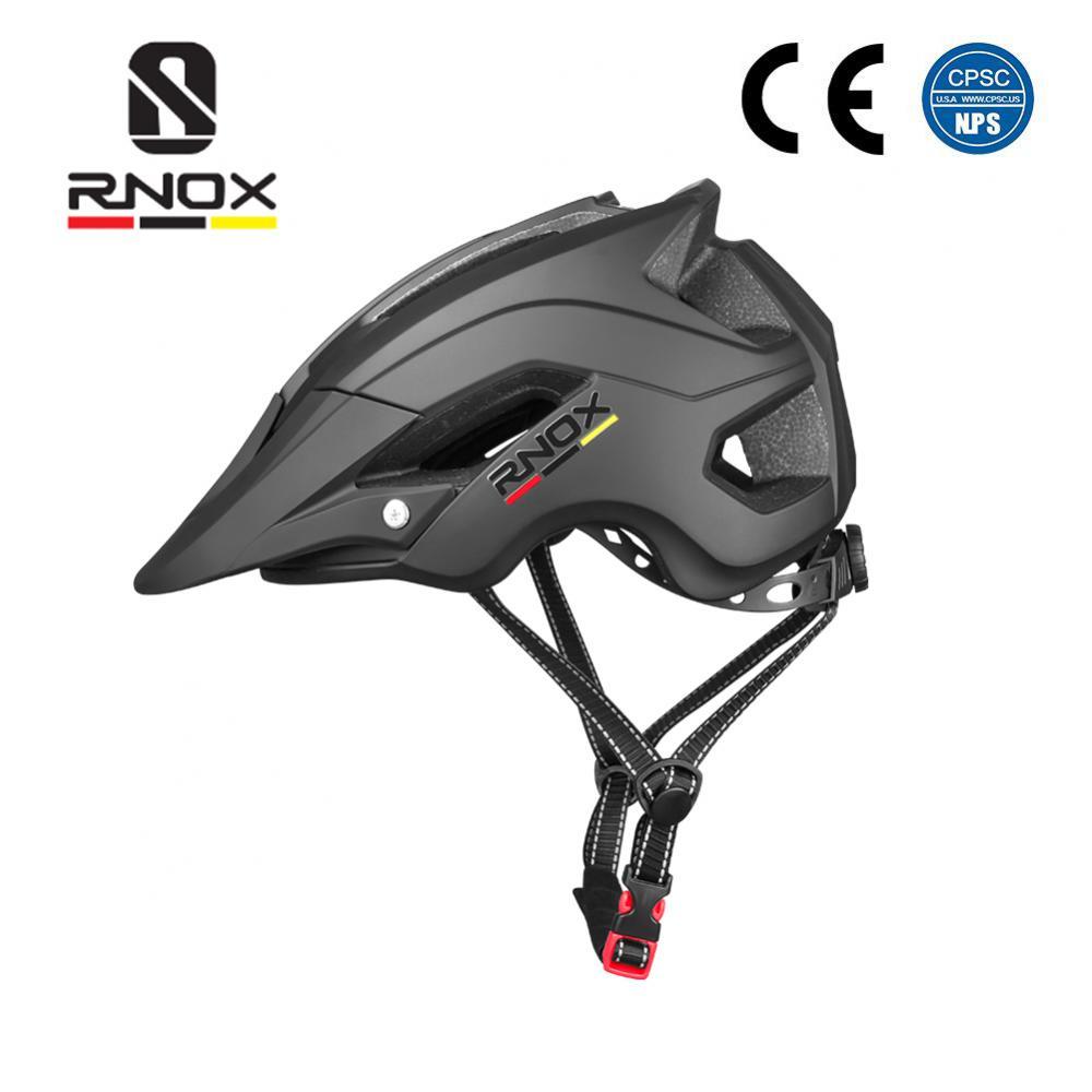RNOX Capacete Ciclismo Mũ Bảo Hiểm Xe Đạp MTB Xe Đạp Nam Mũ Bảo Hiểm Đường Đua Mũ Bảo Hiểm Xe Đạp Xe Điện Mũ Bảo Hiểm Color: black green Size: L