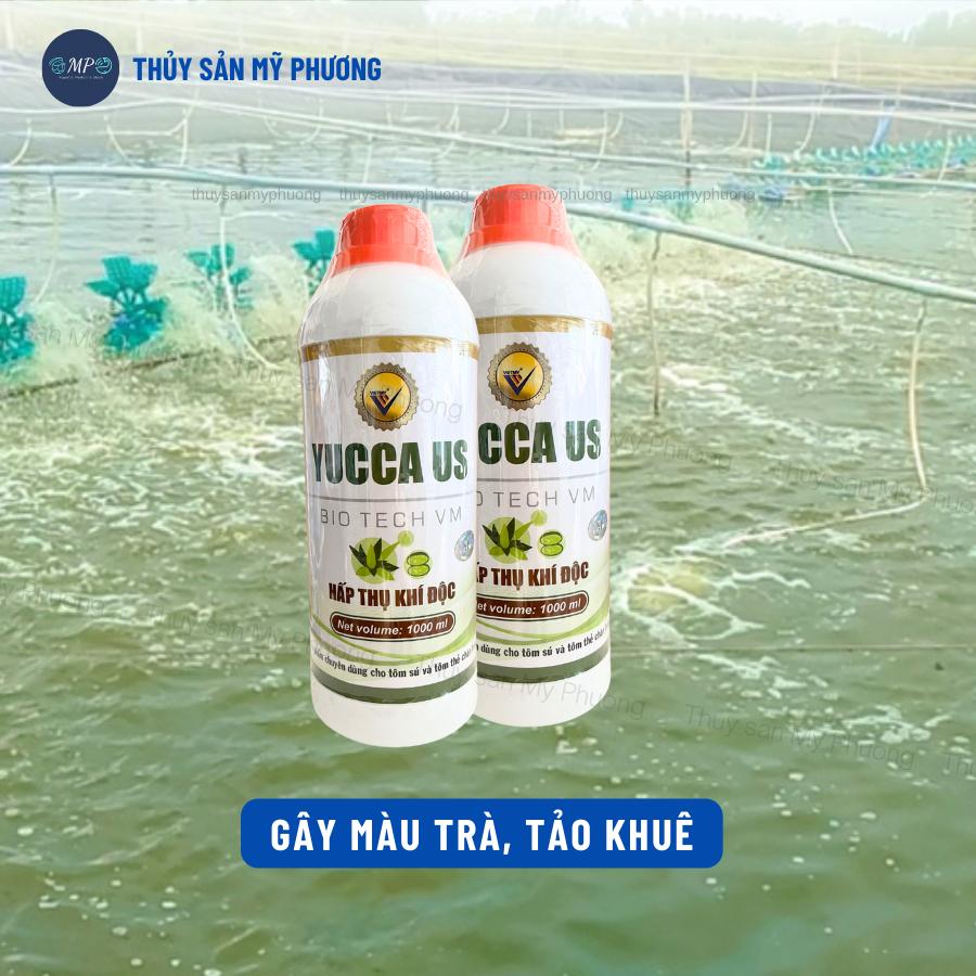 Chống sốc nổi đầu Nano Yucca Us nước Saponin xử lý khí độc sạch môi trường nguyên liệu Mexico tôm thẻ cá lươn ếch ốc ba