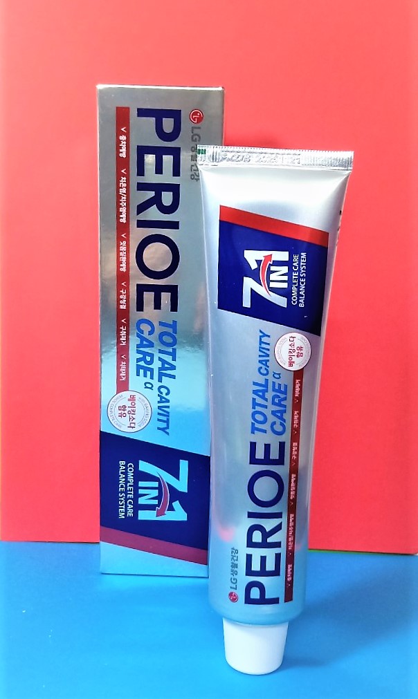 KEM ĐÁNH RĂNG HÀN QUỐC 7 TÁC DỤNG 7IN1 TRẮNG SẠCH, BẢO VỆ RĂNG TOÀN DIỆN PERIOE TOTAL CARE CAVITY ALPHA 180G