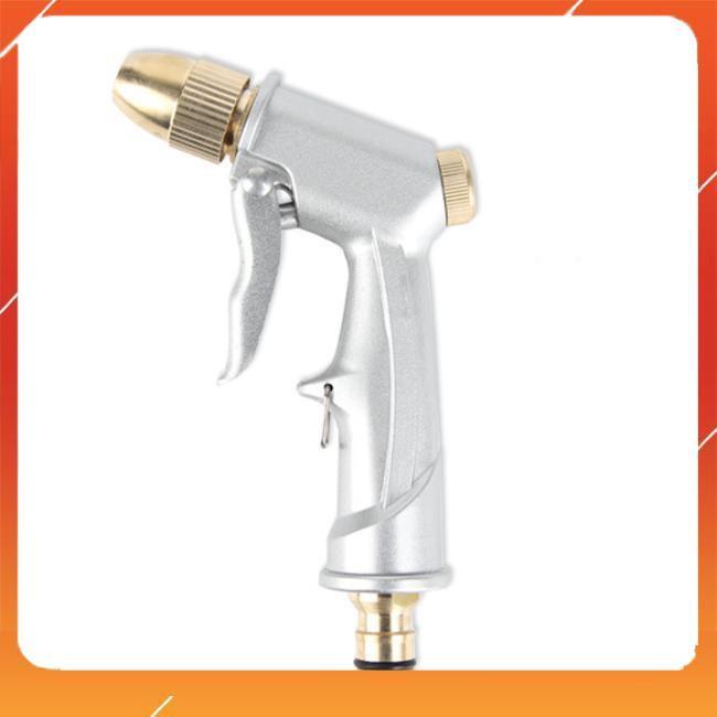 Bộ dây vòi xịt bơm nước tưới rửa , tăng áp 3 lần, loại 15m 206701 đầu đồng,cút đồng