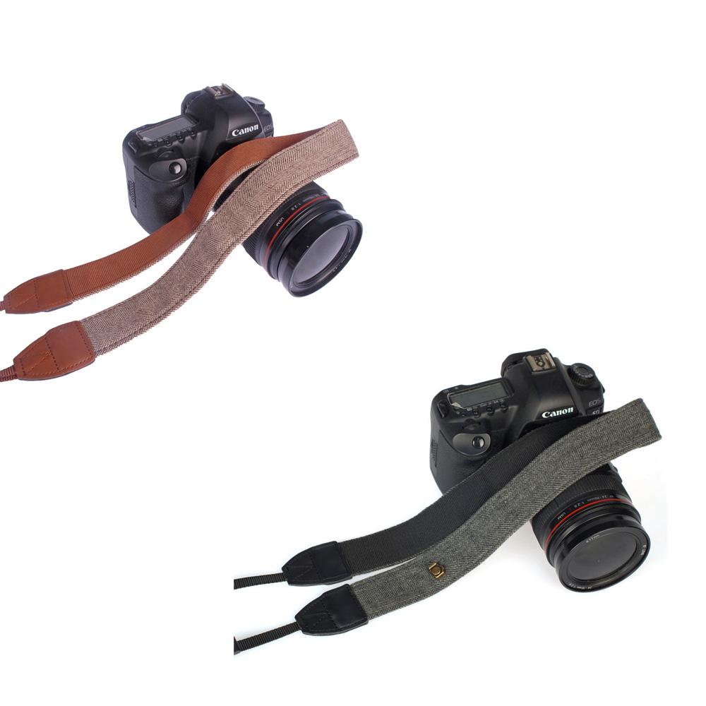 Đai máy ảnh đeo vai cổ điển cho Sony Nikon Canon Olympus Panasonic Pentax DSLR SLR