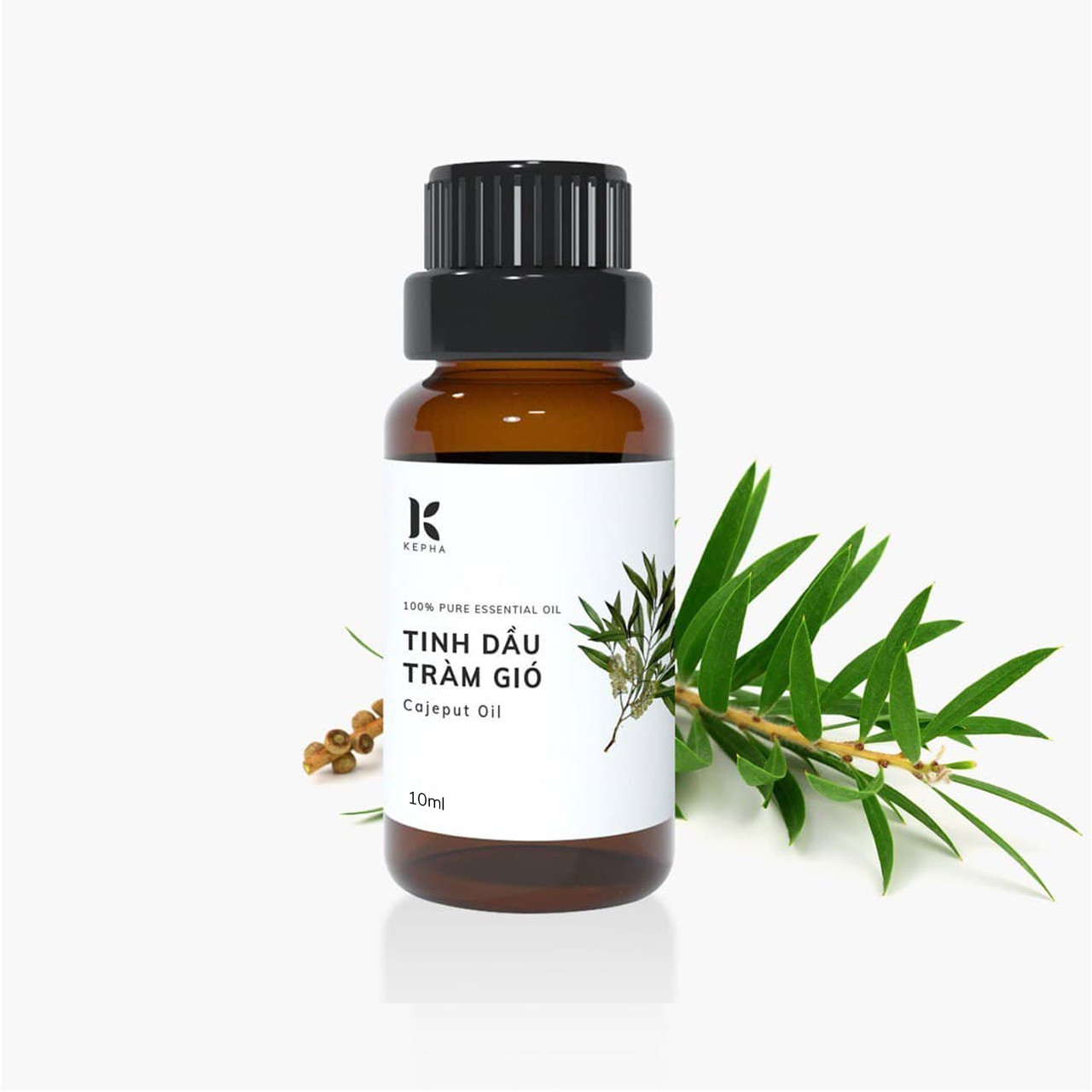 Tinh Dầu Tràm Gió Cajeput Leaf Oil Kepha Nguyên Chất , Tốt Cho Bé Sơ Sinh, Tránh Gió, Giúp Giữ Ấm Cơ Thể Bé, Xua Đuổi Muỗi Và Côn Trùng - Tinh Dầu Thiên Nhiên, Tinh Dầu Xông Phòng Giúp Khử Mùi Hiệu Quả