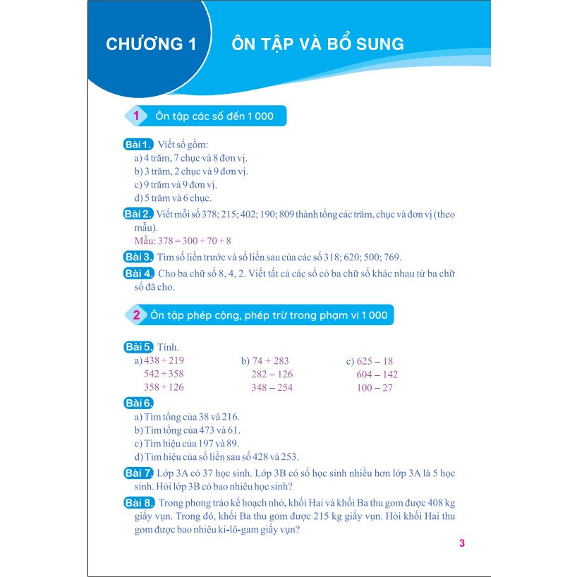Sách - Tuyển Chọn 400 Bài Tập Toán 3 - Biên soạn theo chương trình GDPT mới