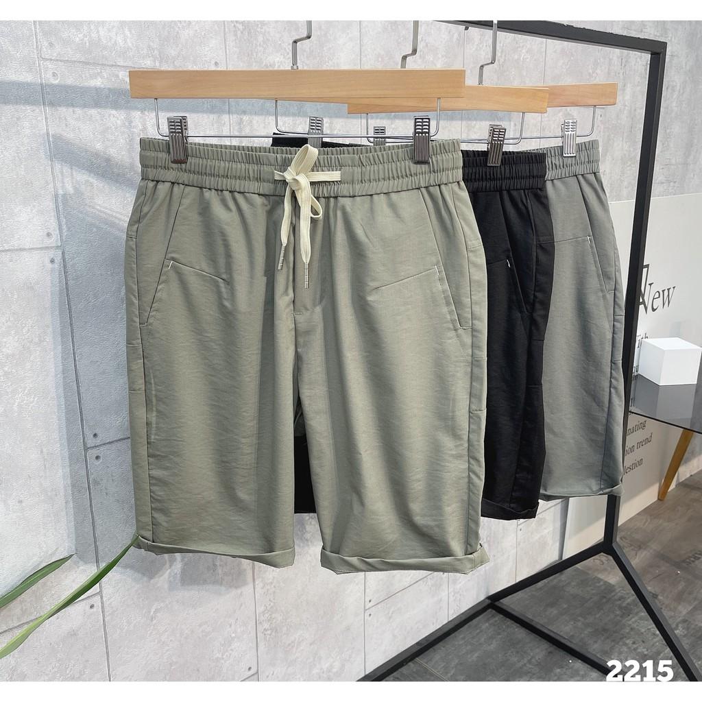 Quần short ngố gió đũi nam Trơn 2215