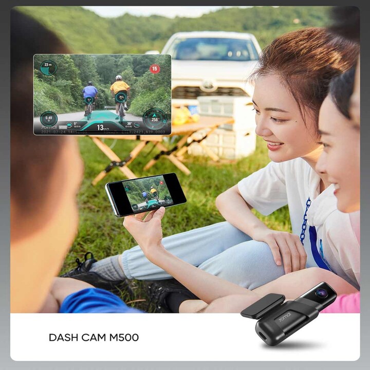 Camera hành trình Xiaomi 70mai M500 Bản quốc tế, kết nối Wifi - Hàng Nhập Khẩu