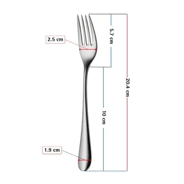 Bộ 6 dĩa ăn WMF Merit Cromargan Protect 20.4cm 1140026345S hàng chính hãng