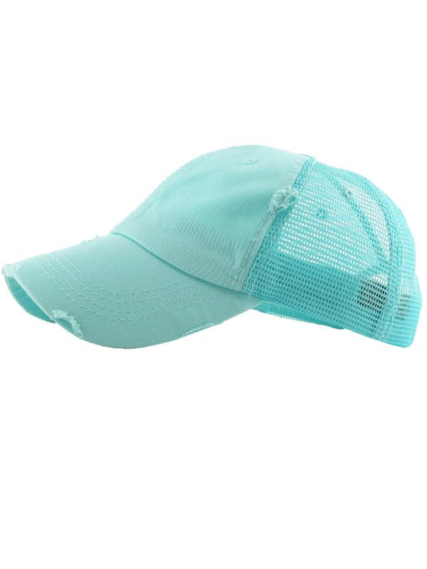 Nón Lưỡi Trai Nữ KBETHOS Ponytail Mesh Trucker Baseball Cap