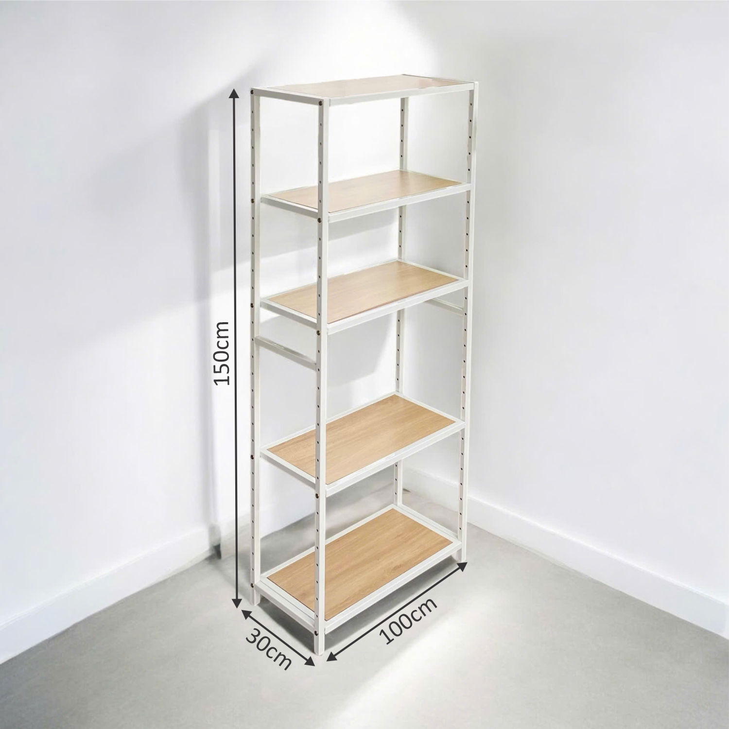 Kệ sắt 5 tầng Enter KG100150-5 100x30x150cm