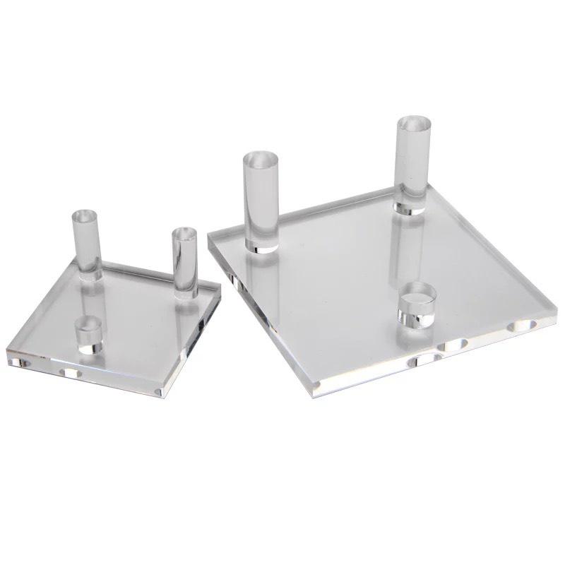 Kệ/giá đỡ mica trưng bày sản phẩm vuông 5cm