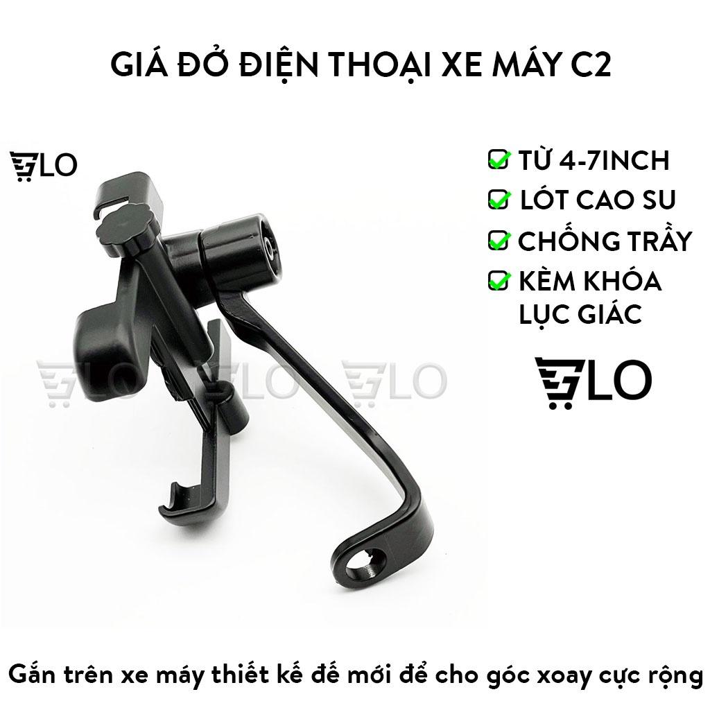 Giá Đở Điện Thoại Xe Máy C2