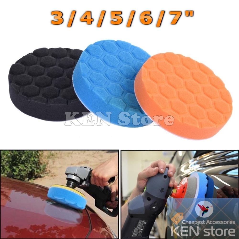 Bộ 3 phớt mút đánh bóng đường kính 3" - 7"
